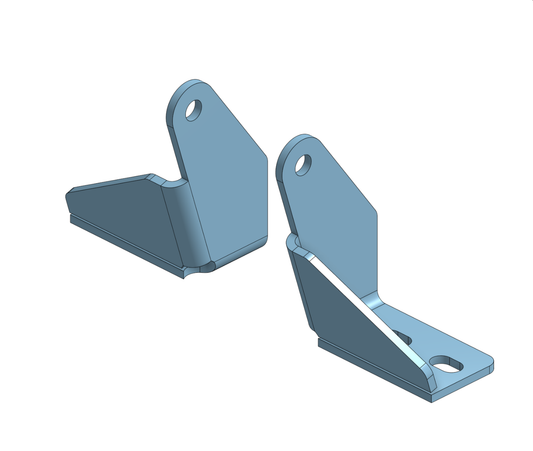 KC Pro6 to Zroadz Bar Mounting Brackets